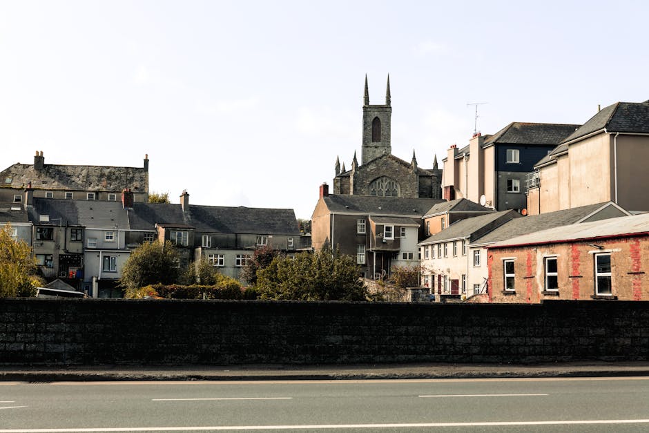 Residents gathering outside the community centre for a local action day.